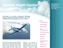 Tablet Screenshot of norfolkflightcenter.com